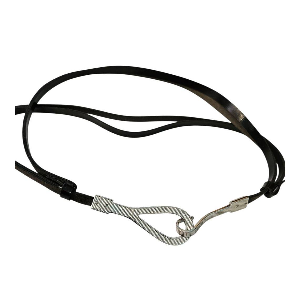 Black Hook And Loop Belt Womens Medium